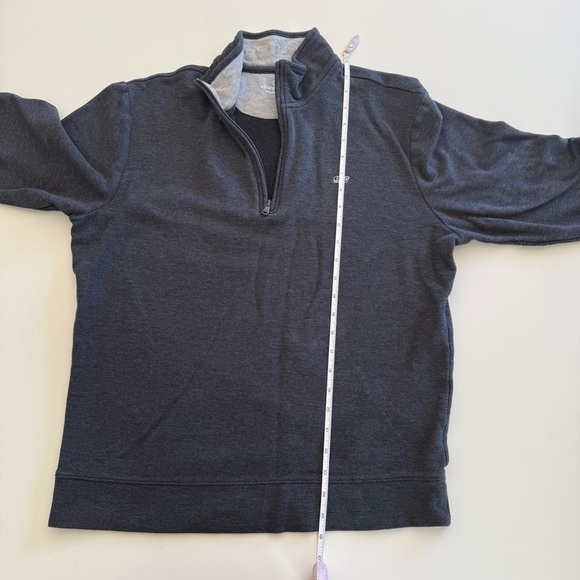 Vineyard Vines-Saltwater Quarter Zip-Navy-Classic-Business-Casual-Golf-Office-M - Picture 6 of 12